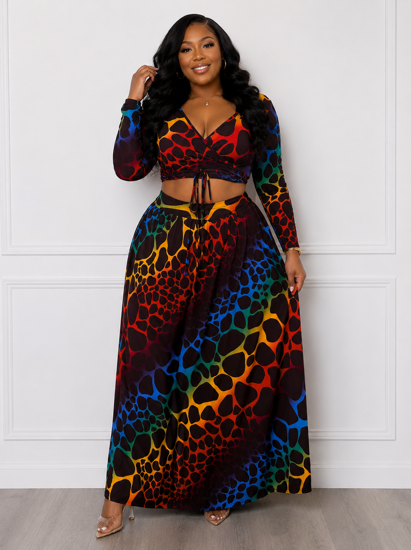 Dark Brown, Multi-colored GIRAFFE Set (Plus)