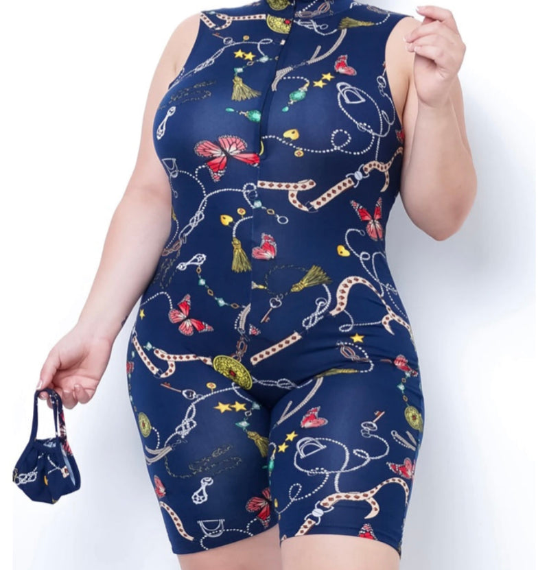 Conjunto de pelele y mascarilla LATRICE (Tallas grandes)