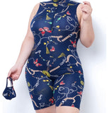 LATRICE Romper & Mask Set (Plus)
