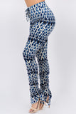 Leggings fruncidos tie-dye
